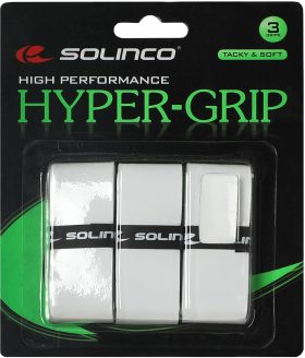 Solinco HyperGrip Overgrip 3-Pack (White)