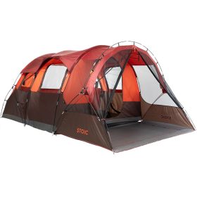 Stoic Tunnel Tent + Screen Porch: 6-Person 3-Season Tigerlily Combo, One Size