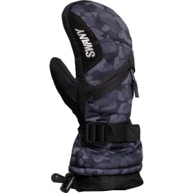 Swany X-Over Mitten - Kids' Black Camo, XL