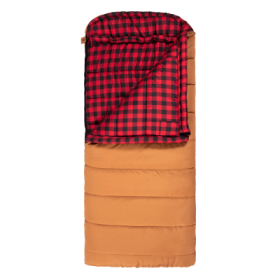 TETON Sports Bridger -35°F Canvas Sleeping Bag with Cotton Flannel Lining