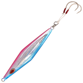 Tady Lures Slow Pitch Hybrid Jig - Blue Pink Glow - 7-1/2"