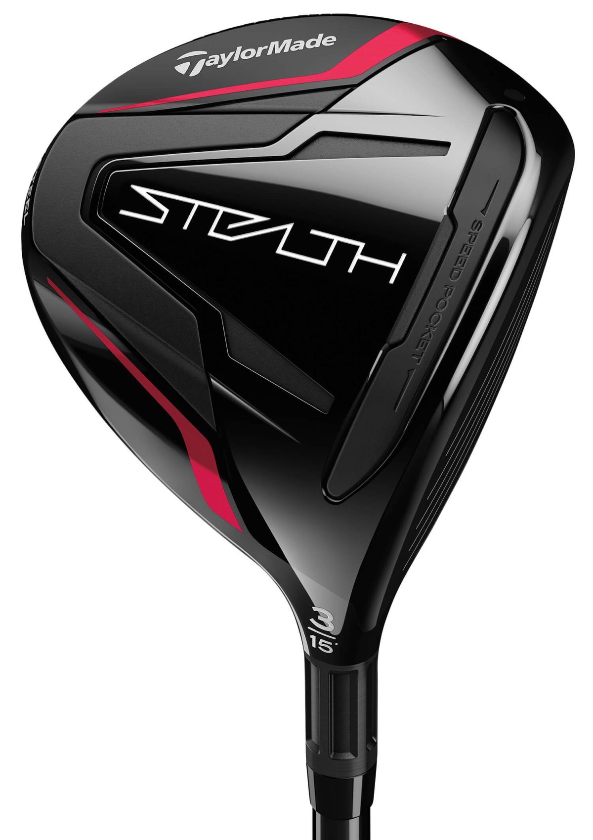 TaylorMade Stealth Fairway Woods - ON SALE - LEFT - VENTUS RED 5 R - 3W - Golf Clubs