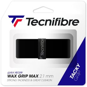 Tecnifibre Wax Grip Max Replacement Grip (Black)