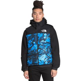 The North Face 1996 Retro Nuptse Vest - Men's Clear Lake Blue Digi Topo Print, XXL