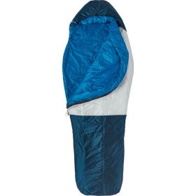 The North Face Cat's Meow Sleeping Bag: 20F Synthetic Banff Blue/Tin Grey, Extra Long/Right Zip