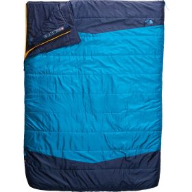 The North Face Dolomite One Double Sleeping Bag: 15F Synthetic Hyper Blue/Radiant Yellow, Long