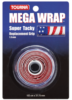 Tourna Mega Wrap Tennis Racquet Replacement Grip (USA)