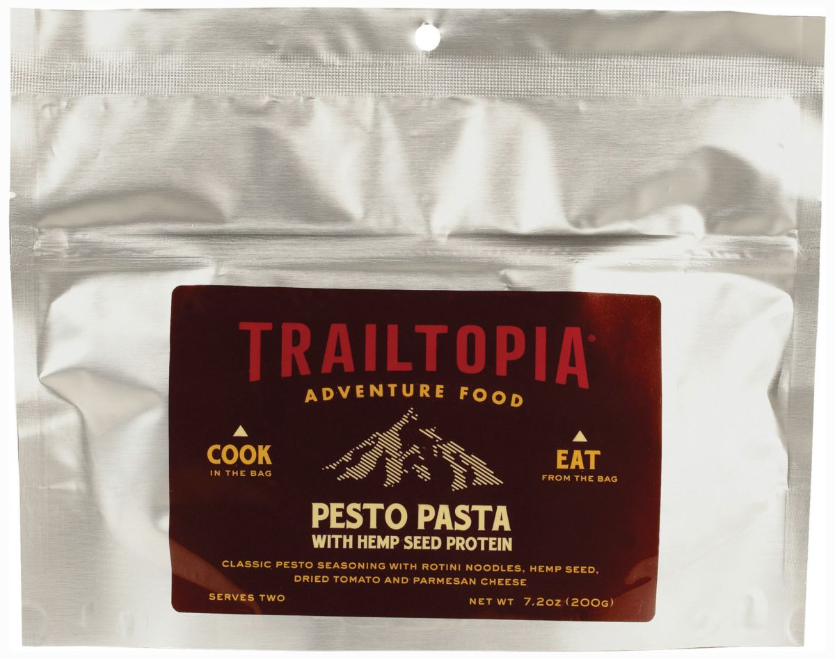 Trailtopia Pesto Pasta with Hemp Seed Protein