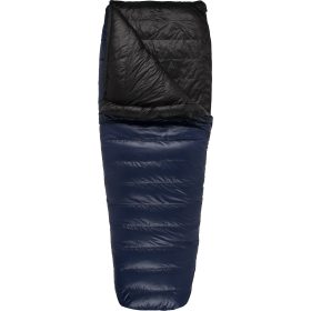 Western Mountaineering Ponderosa MF Sleeping Bag: 15F Down Navy Blue, 6ft