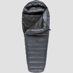 Western Mountaineering Sequoia GORE-TEX INFINIUM Sleeping Bag: 5F Down Grey/Black, 6ft 0in/Right Zip