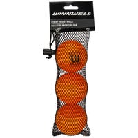 Winnwell Street Ball - 65mm - 3 Pack in Medium Orange