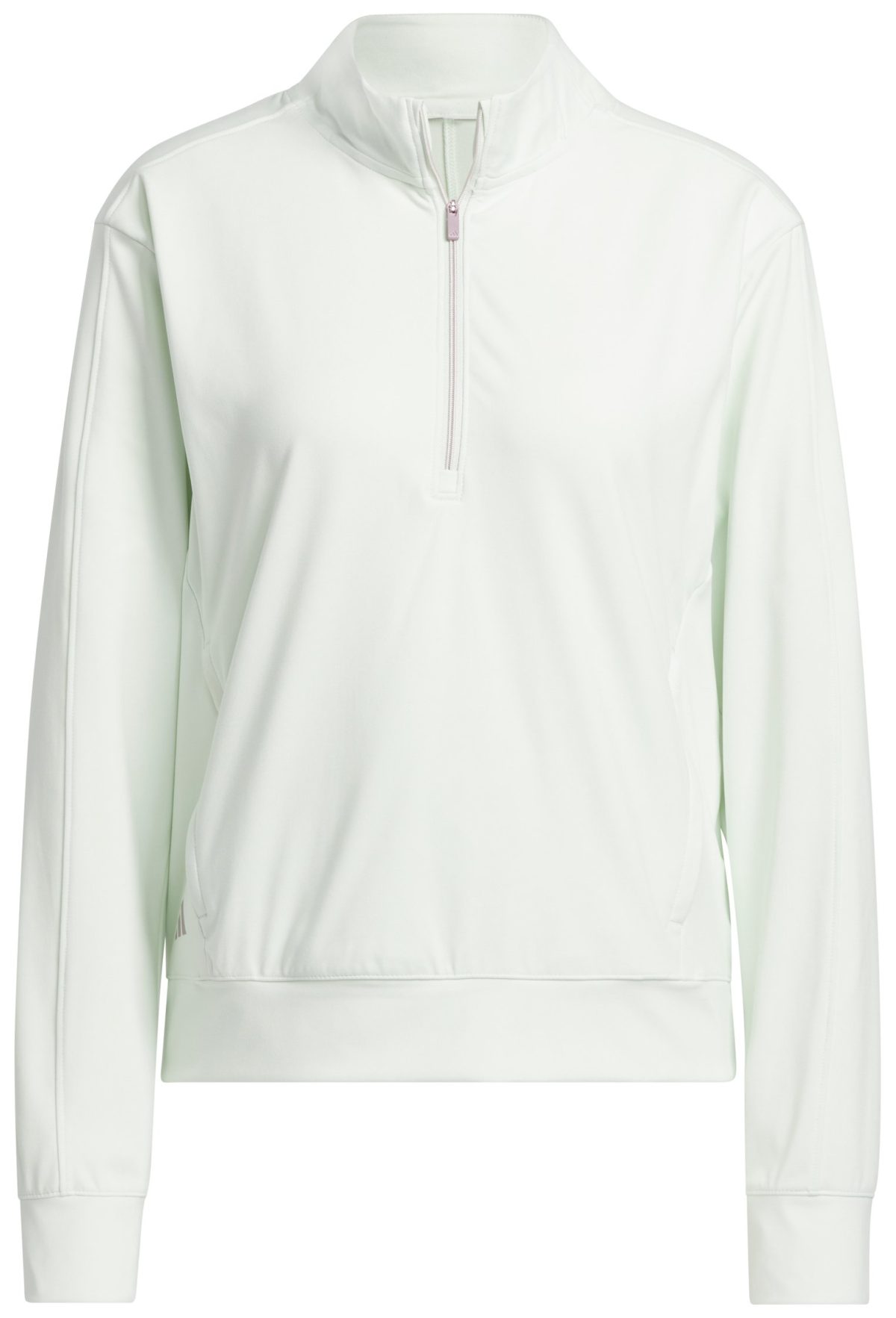 adidas Womens Ultimate365 Half Zip Layering Golf Pullover - Green, Size: Small