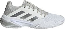 Adidas Women's Barricade 13 Tennis Shoes (White/Core Black/Grey One)