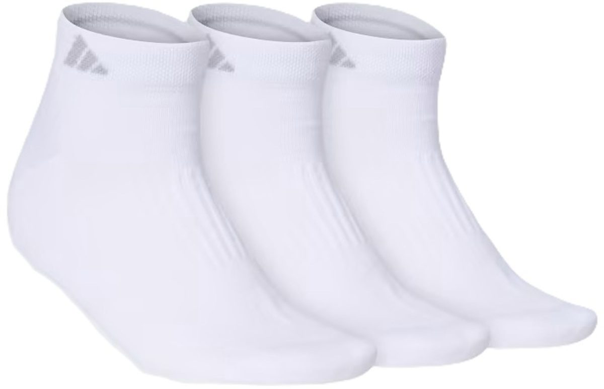 Adidas Women's Cushioned 3.0 Low Cut Socks 3pk (White)