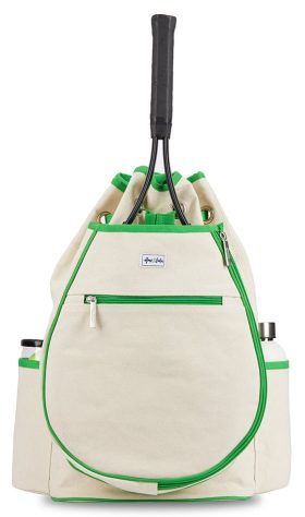 Ame & Lulu Hamptons Tennis Backpack (Limeade)