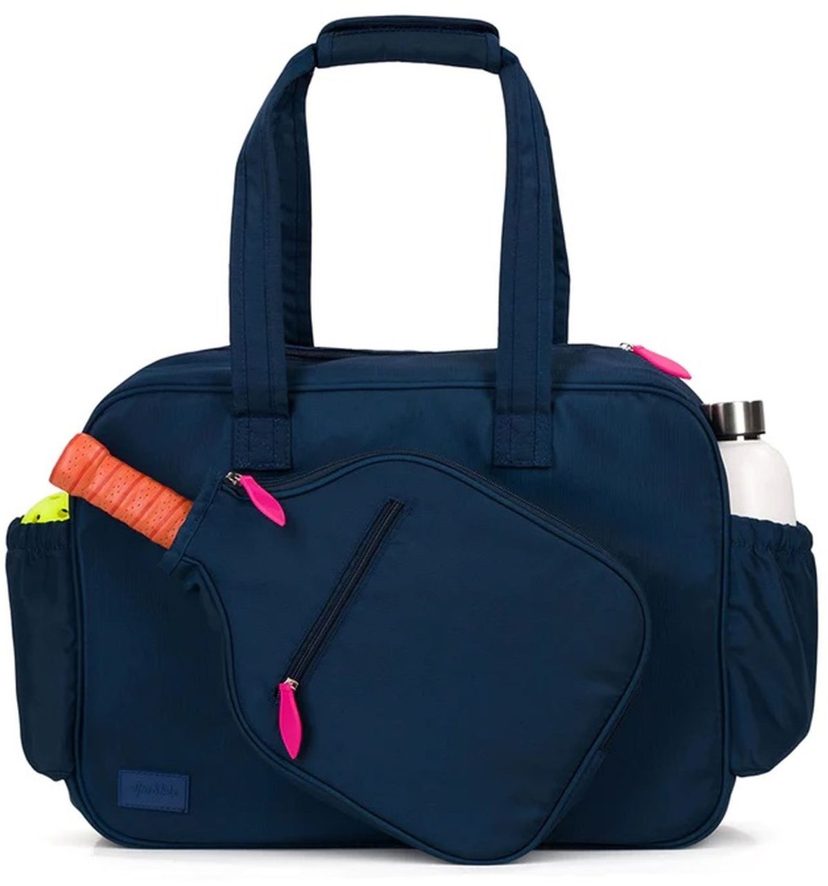 Ame & Lulu Pickleball Tote (Navy/Pink)