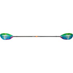 Aqua Bound Whiskey Fiberglass 2-Piece Posi-Lock Paddle - Straight Shaft Northern Lights, 240cm