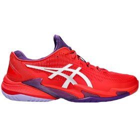 Asics Men's Court FF 3 Novak Tennis Shoes (Classic Red/White)