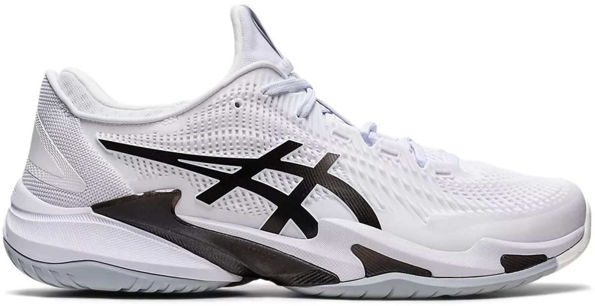 Asics Men's Court FF 3 Tennis Shoes (White/Black)