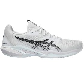 Asics Men's Solution Speed FF 3 Tennis Shoes (White/Black)