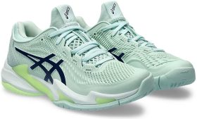 Asics Women's Court FF 3 Tennis Shoes (Pale Blue/Blue Expanse)