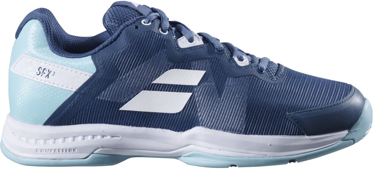 Babolat Women's SFX3 All Court Tennis Shoes (Deep Dive/Blue)