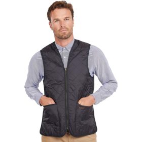 Barbour Quilted Waistcoat/Zip-In Liner Vest - Men's Navy/Dress, 42