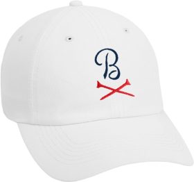 Barstool Original Performance Crossed Tees Men's Golf Hat - White