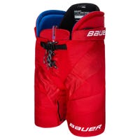 Bauer Pro Intermediate Ice Hockey Pants in Red Size Large