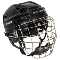Bauer RE-AKT 155 Hockey Helmet Combo in Black