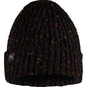 Buff Knitted & Fleece Beanie Kim Black, One Size