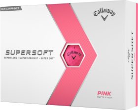 Callaway Womens Supersoft Golf Balls - Matte Pink