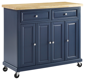 Crosley Madison Kitchen Cart with Wheels