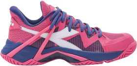 Diadora Women's B.Icon 2 All Ground Tennis Shoes (Pink Yarrow/White/Blueprint)