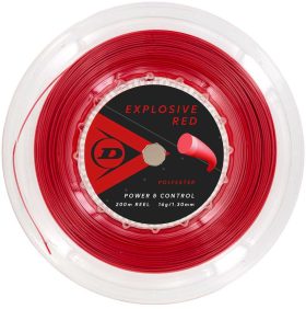 Dunlop Explosive Red 16g Tennis String (Reel)