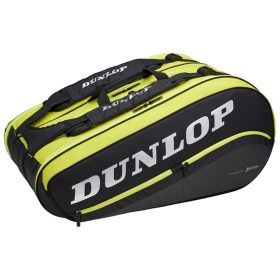 Dunlop SX Performance 12 Racquet Thermo Tennis Bag (Black/Yellow)