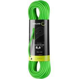 Edelrid Canary Pro Dry Climbing Rope - 8.6mm Neon Green, 60m
