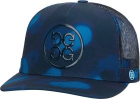 G/FORE Icon Blur Camo Cotton Twill Trucker Men's Golf Hat - Blue, Size: One Size