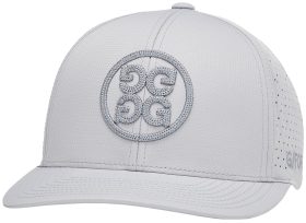 G/FORE Perforated Circle Gs Ripstop Snapback Men's Golf Hat - Grey