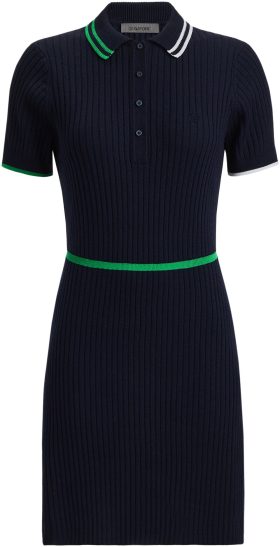 G/FORE Womens Merino Wool Sweater Polo Golf Dress - TWILIGHT - S