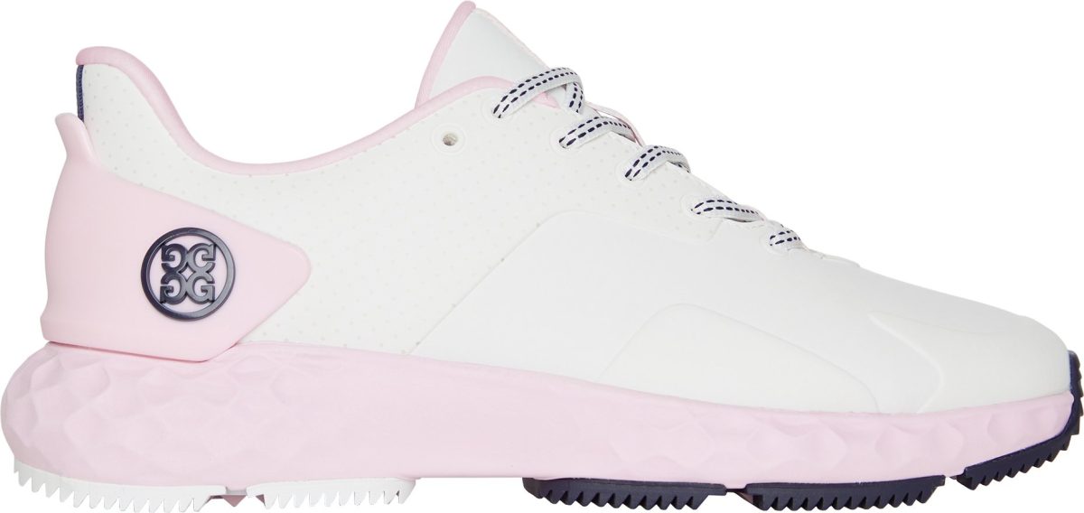 G/FORE Womens Perforated MG4+ Golf Shoes 2024 - Snow/Blush - 5 - MEDIUM