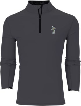 Greyson Michigan State Spartans Tate Mockneck Quarter Zip Men's Golf Pullover - Grey, Size: Small