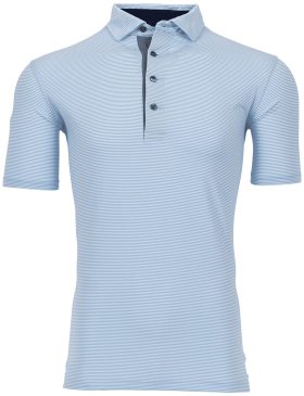 Greyson Saranac Men's Golf Polo - Blue, Size: Small