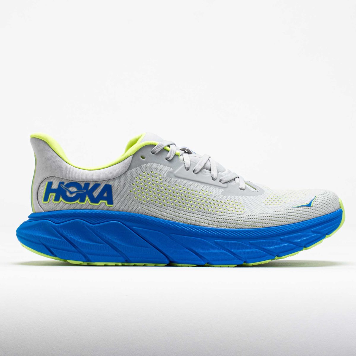 HOKA Arahi 7 Men's Running Shoes Stardust/Electric Cobalt