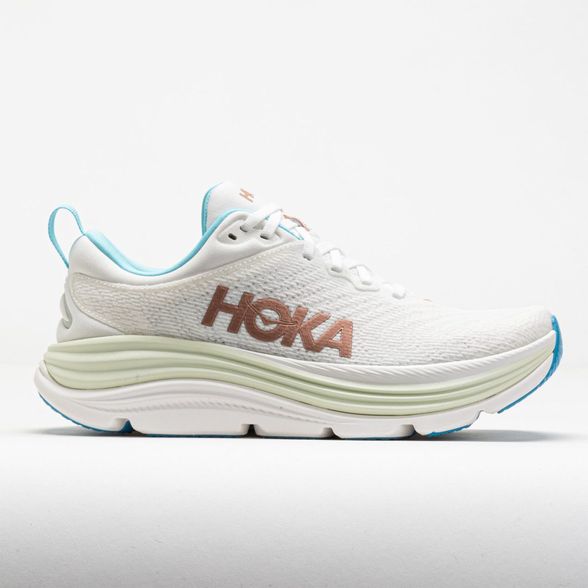 HOKA Gaviota 5 Women's Running Shoes Frost/Rose Gold