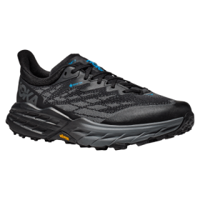 Hoka Speedgoat 5 GTX Trail Running Shoes for Men - Black/Black - 10M