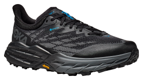 Hoka Speedgoat 5 GTX Trail Running Shoes for Men - Black/Black - 11M