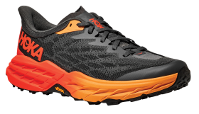 Hoka Speedgoat 5 Trail Running Shoes for Men - Castlerock/Flame - 10M