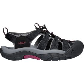 KEEN Newport H2 Sandal - Women's Black/Raspberry Wine, 10.5