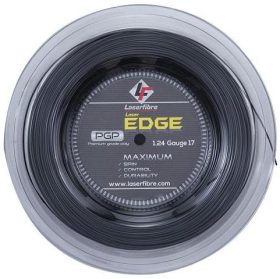 Laserfibre Laser Edge 16g Anthracite Tennis Racquet String (Reel)